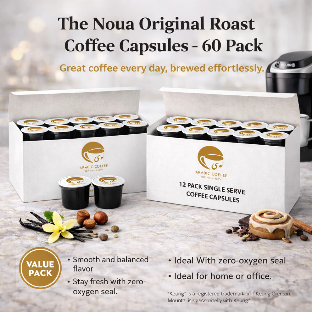 Noua Original Roast Coffee Capsules – 60 Pack your everyday coffee. Simplified.