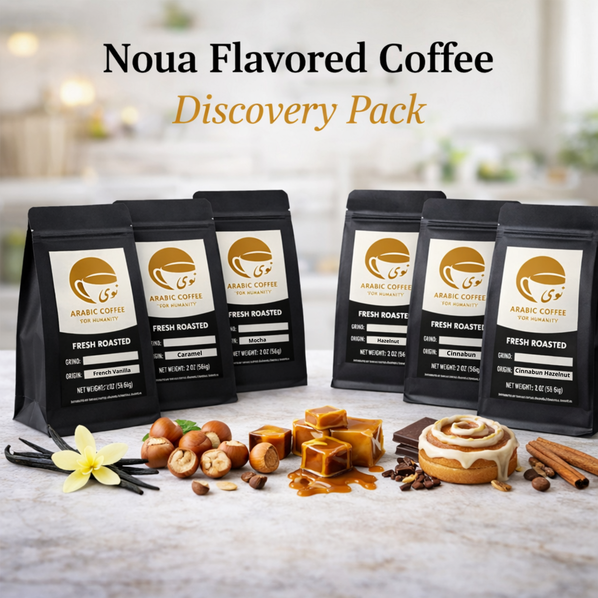 Noua Flavored Coffee Discovery Pack – Sweet flavors. Zero guilt. Real coffee.